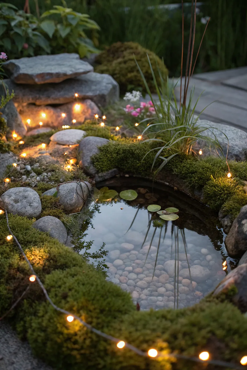 Transform your garden into a fairy wonderland with enchanting night lights.