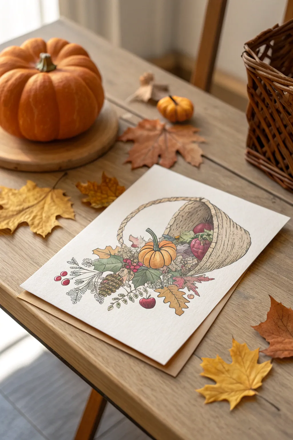 Embrace the autumn spirit with a handcrafted touch 🍂✨ #HarvestFestival #MinimalistCharm