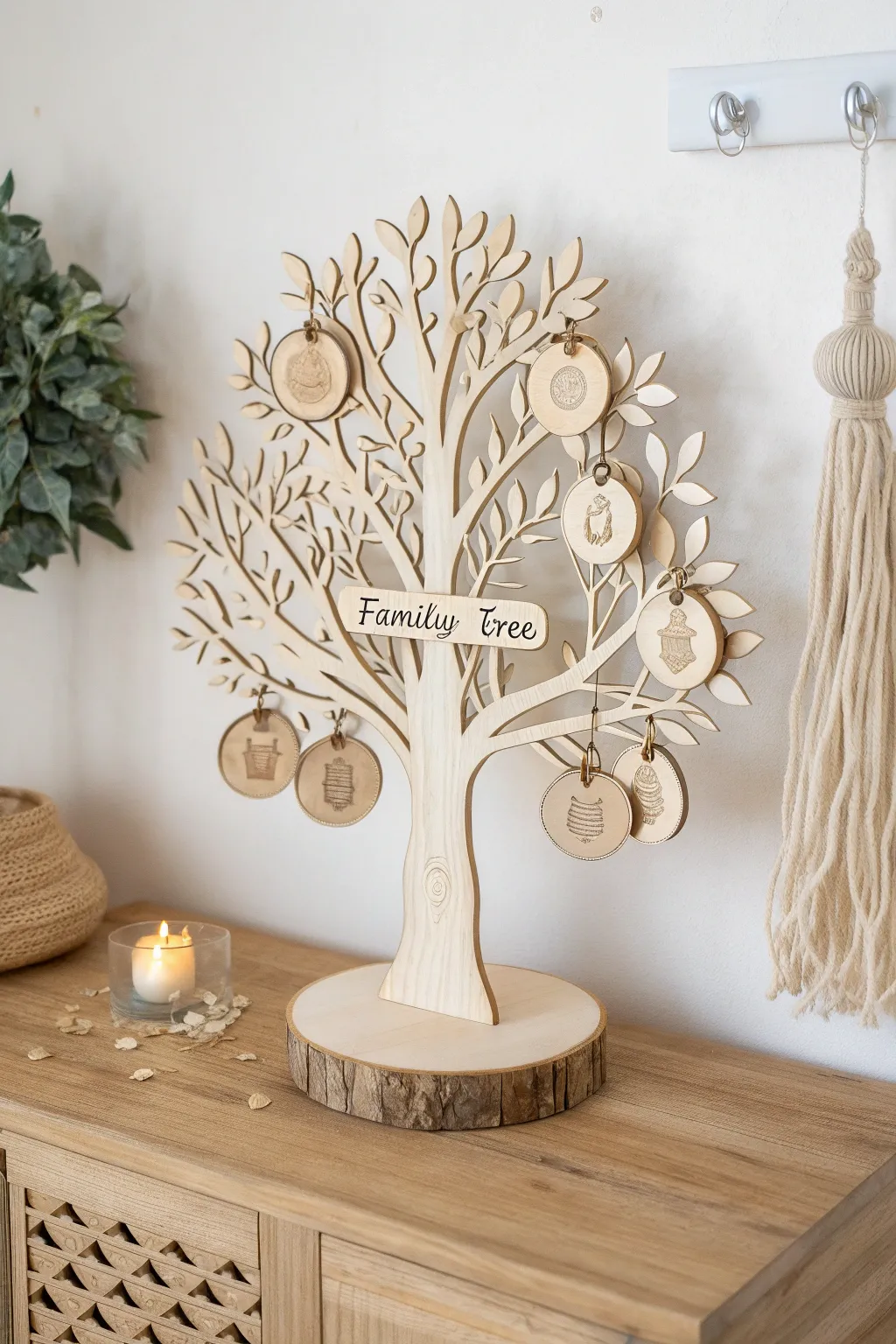 Connect with your roots in style: Create a stunning family tree art piece that honors your ancestry with minimalist elegance.