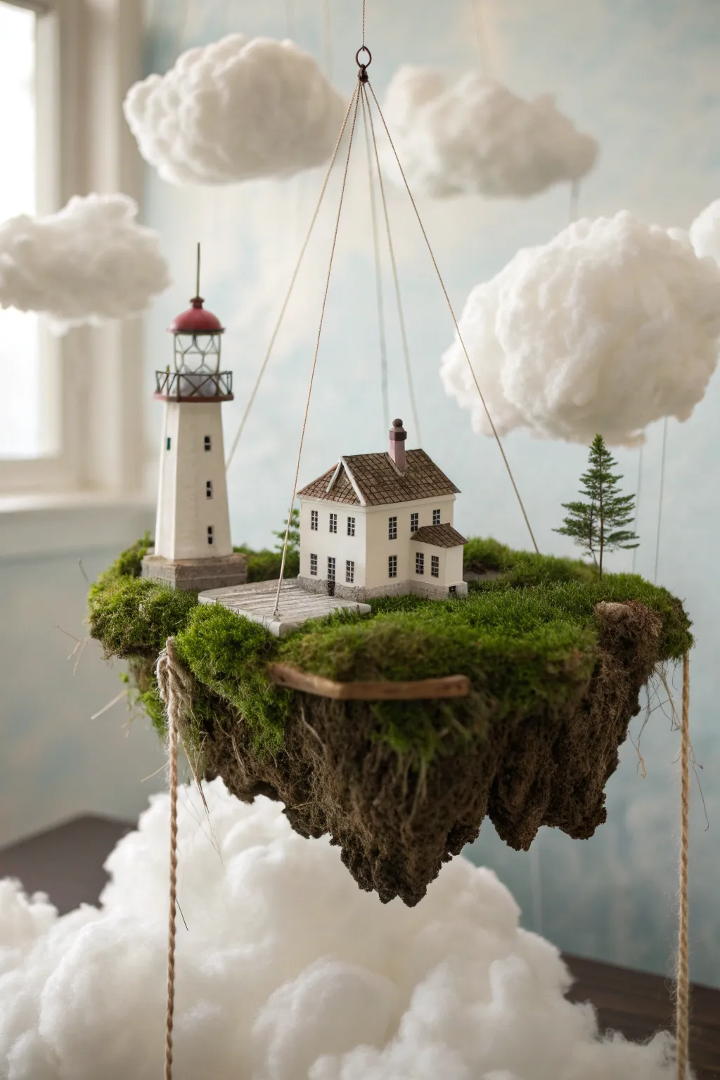 Escape to your own serene sky island, where dreams float seamlessly among the clouds.