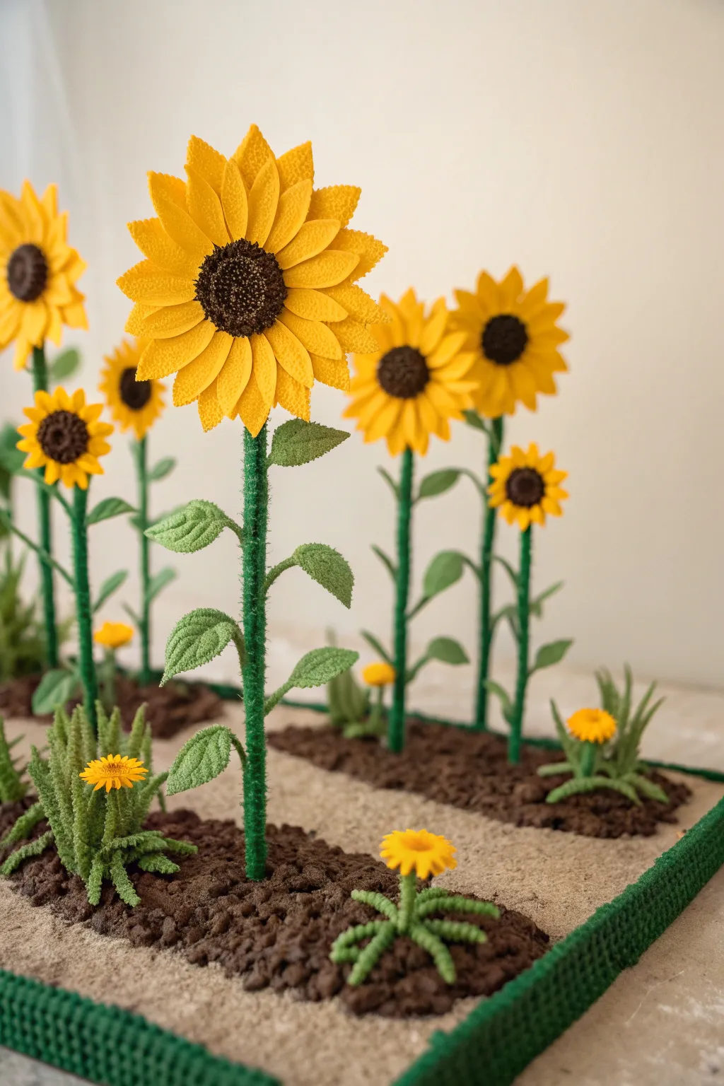 Brighten your day with a splash of handcrafted sunflower elegance.