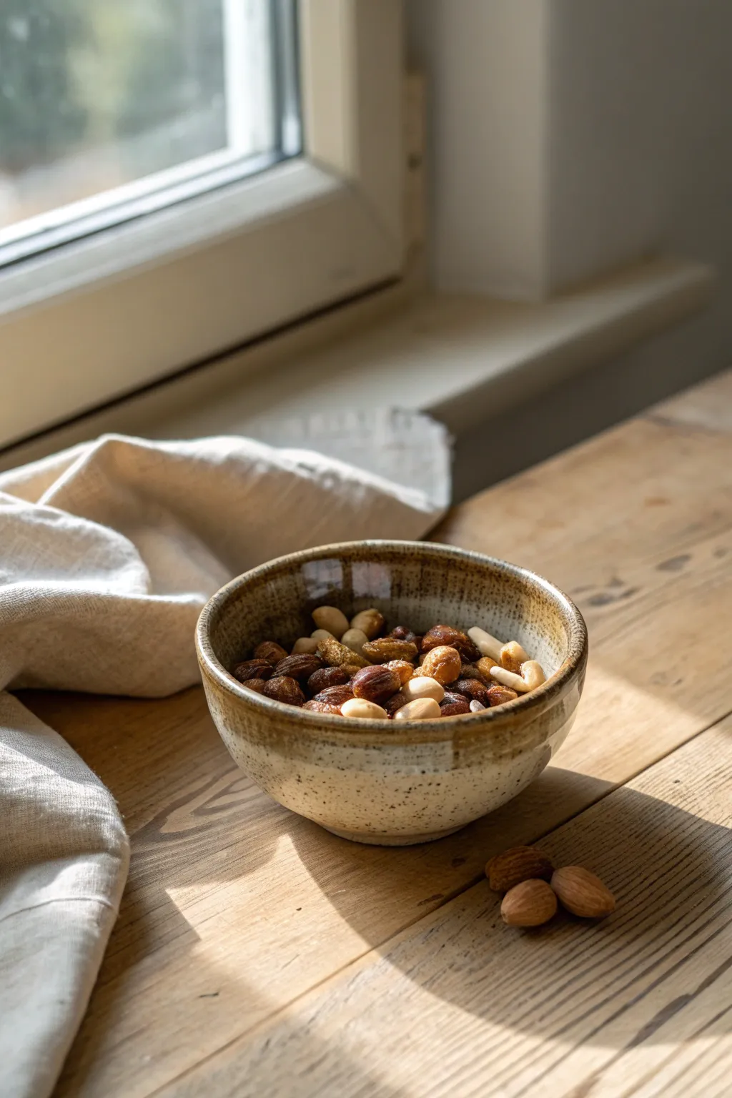 Savor the simplicity with Rooster’s Roosting Nuts, a rustic treat for your table.