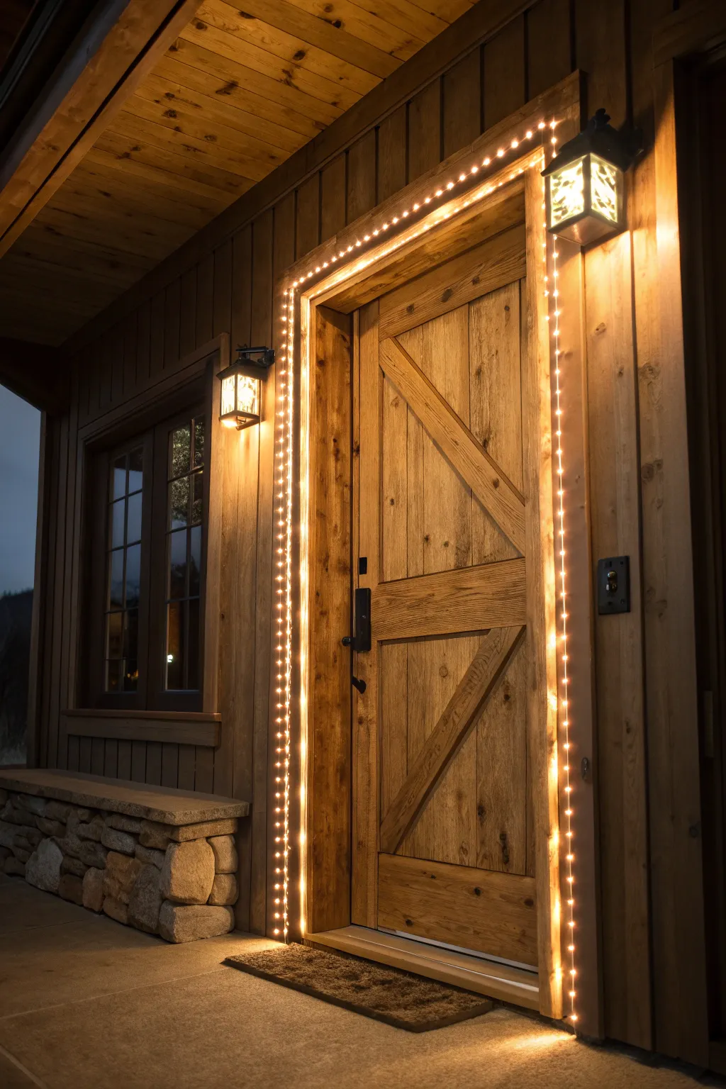 Illuminate your farmhouse aesthetic with cozy LED-lit door trim.