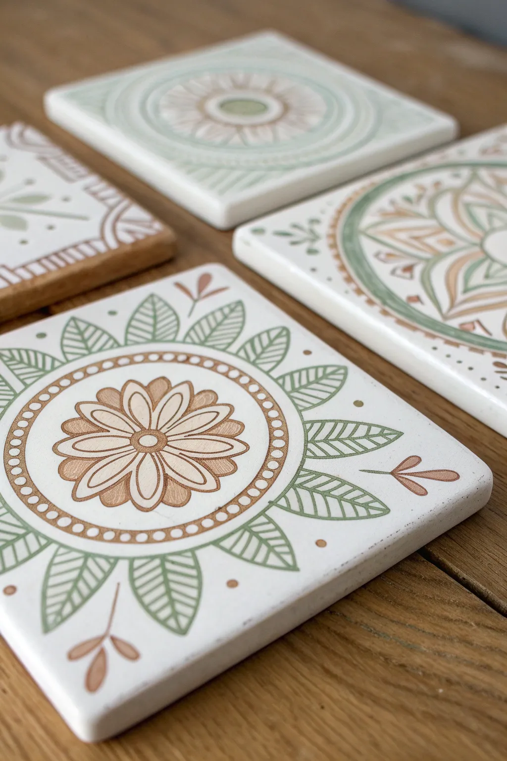 Craft a touch of elegance for Father's Day with these chic, handmade coasters.