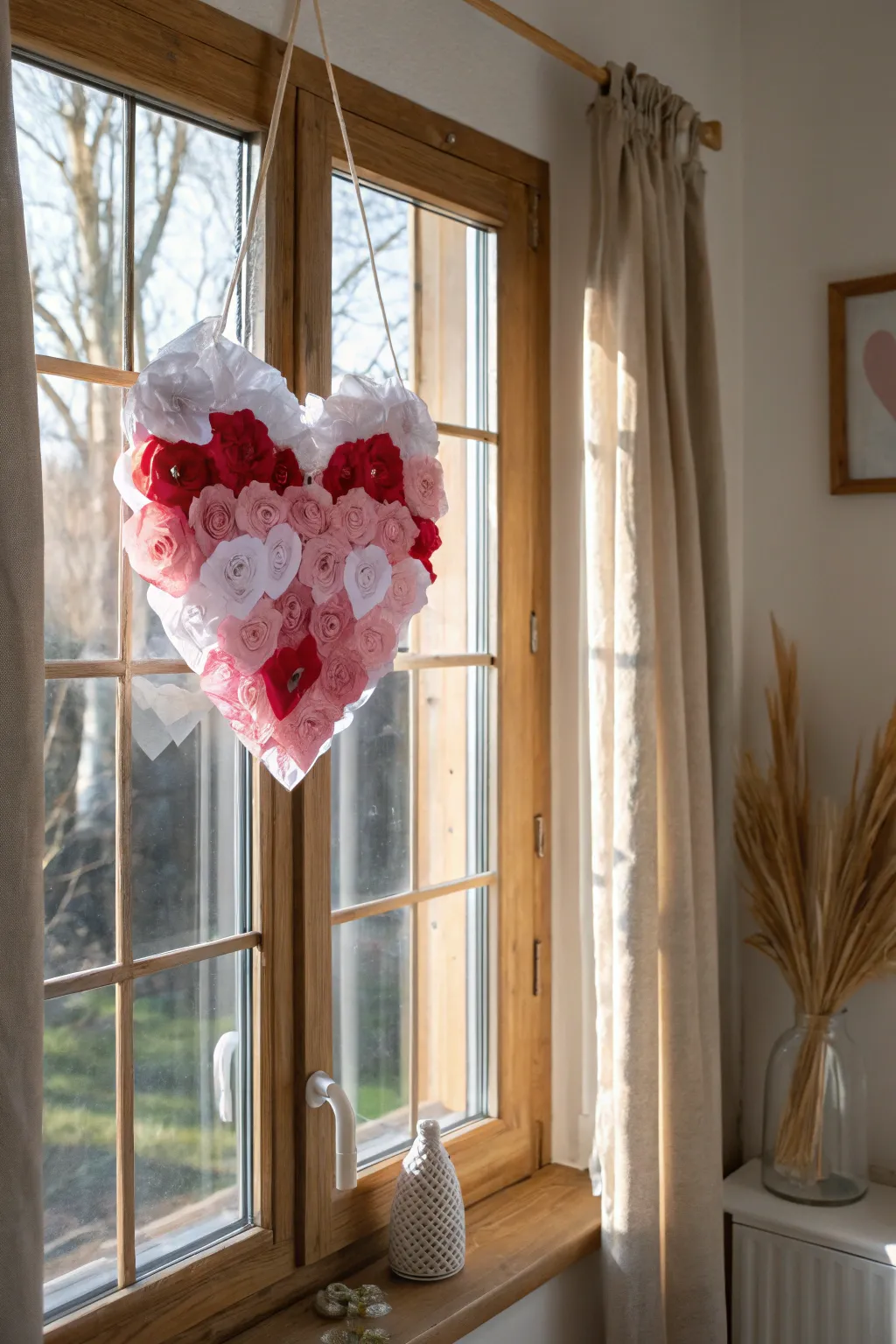 Add a touch of handmade charm to your space with these radiant Valentine's Day suncatchers. Perfect for embracing love and light this February!