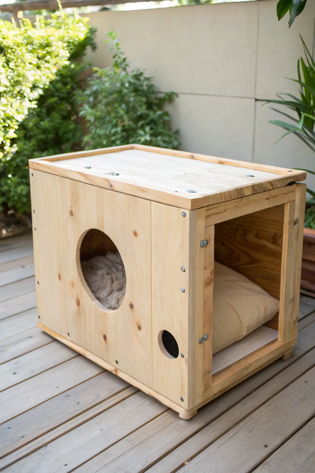 A haven of warmth and style for our feline friends — minimalist charm meets boho coziness.