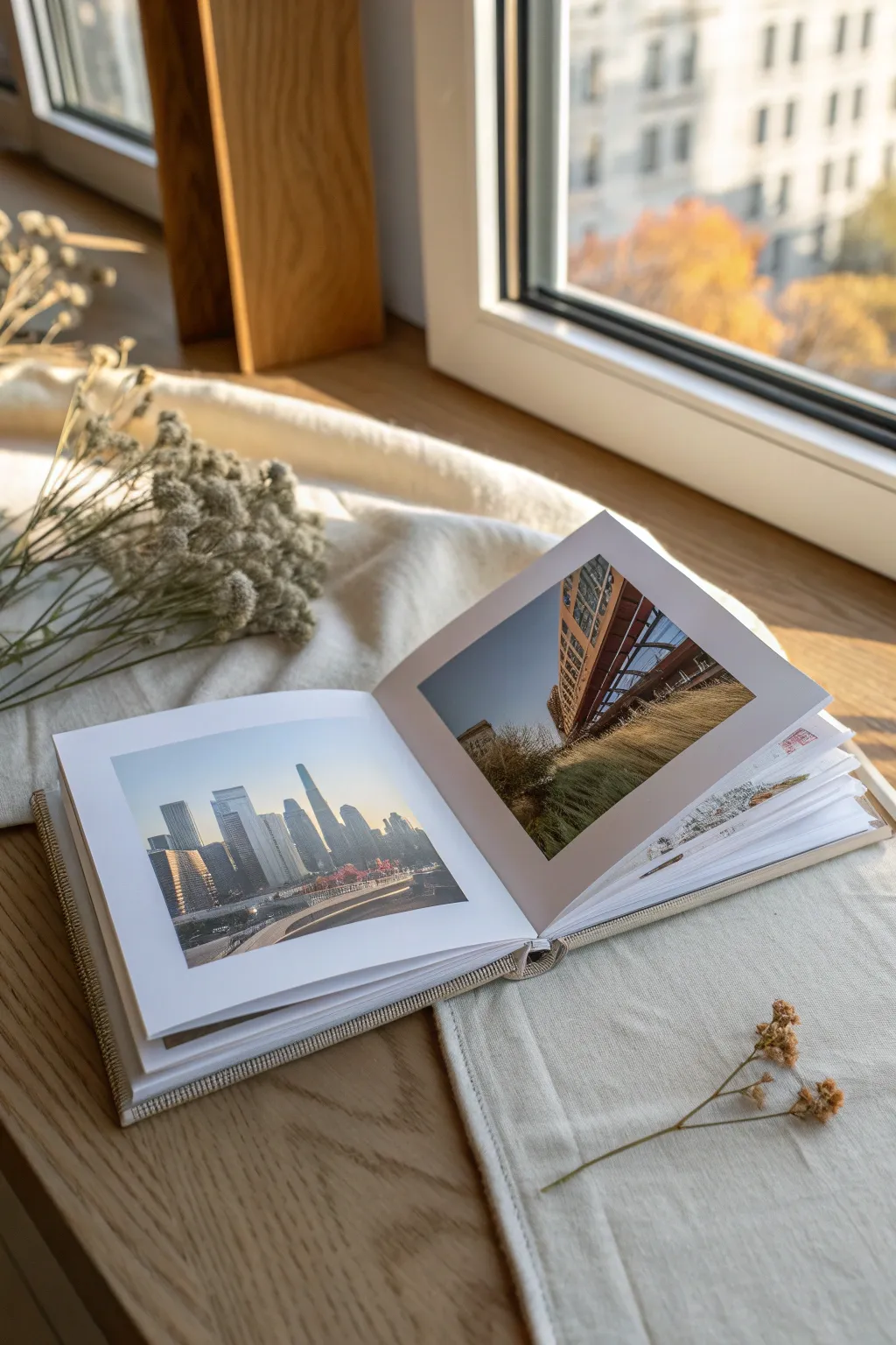 Journey through time: A flip book capturing the evolution of cityscapes from past to future.