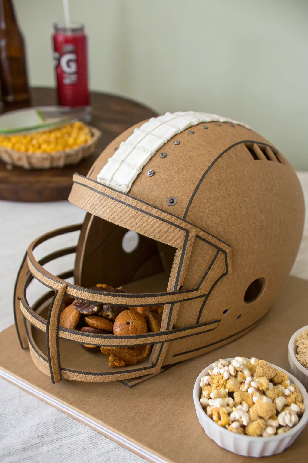 Elevate your game day with eco-friendly football snack holders!