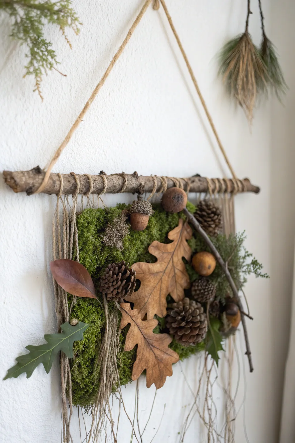 Bring the tranquility of the forest into your home with this exquisite wall art piece, where nature meets minimalist design.