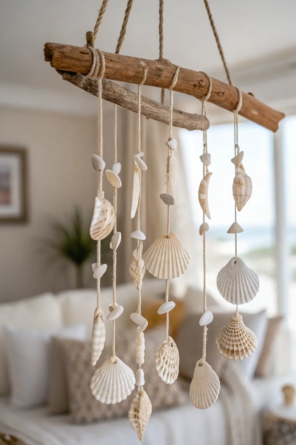 Embrace the harmony of the seasons with these handcrafted wind chimes, where nature's beauty resonates in every gentle note.