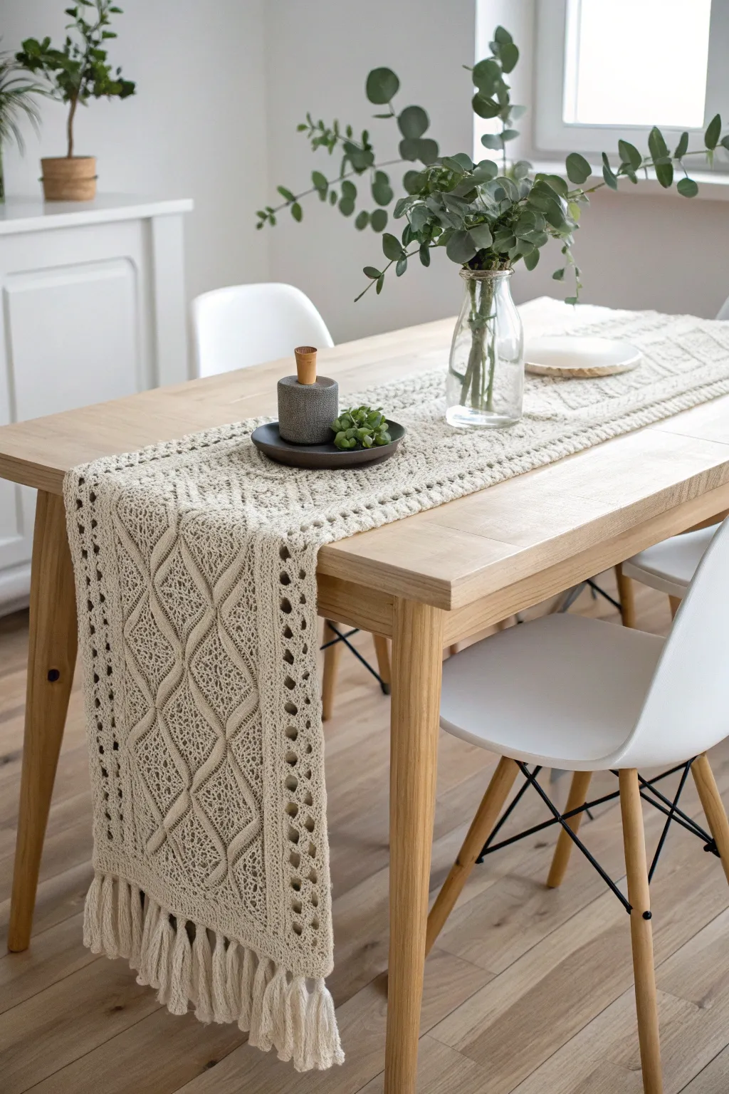Elevate your dining experience with a touch of elegance and simplicity. Discover the beauty of handcrafted modern table runners.