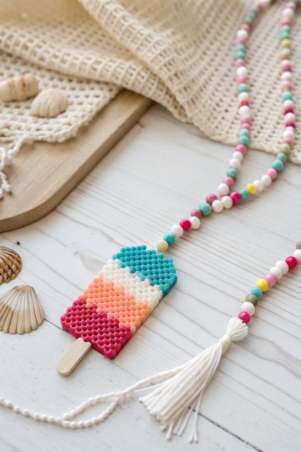 Add a touch of summer sweetness with a handcrafted popsicle garland!