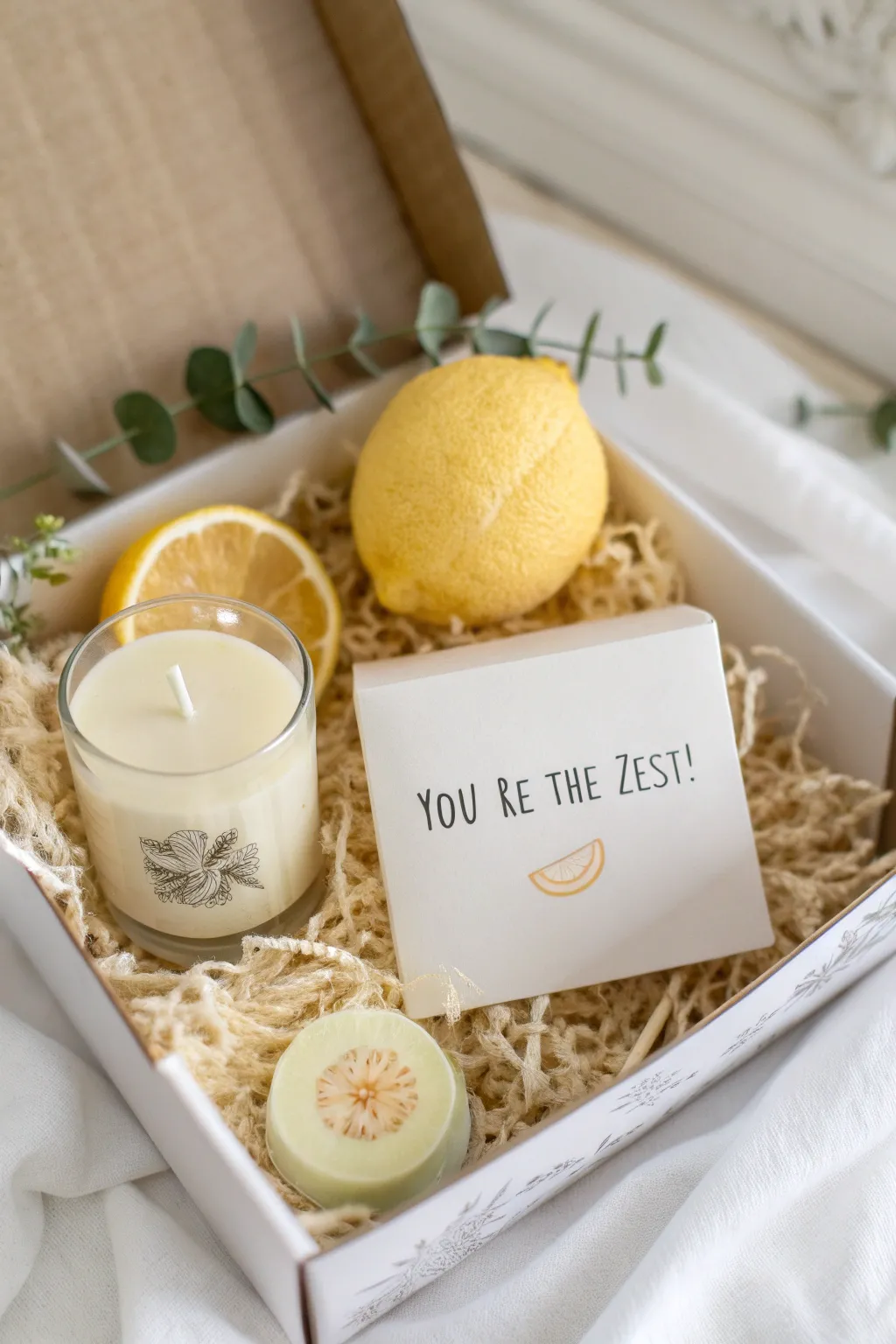 Unbox a smile with this zestful pun-packed surprise!