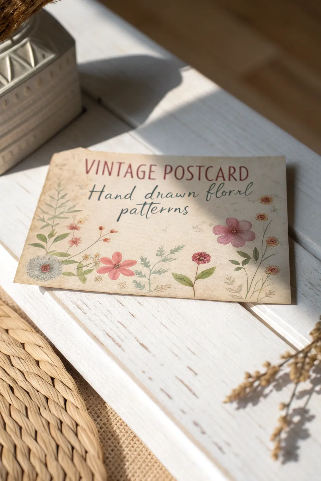 Send a heartfelt message with a touch of nostalgia: the perfect blend of vintage charm and minimalist elegance.