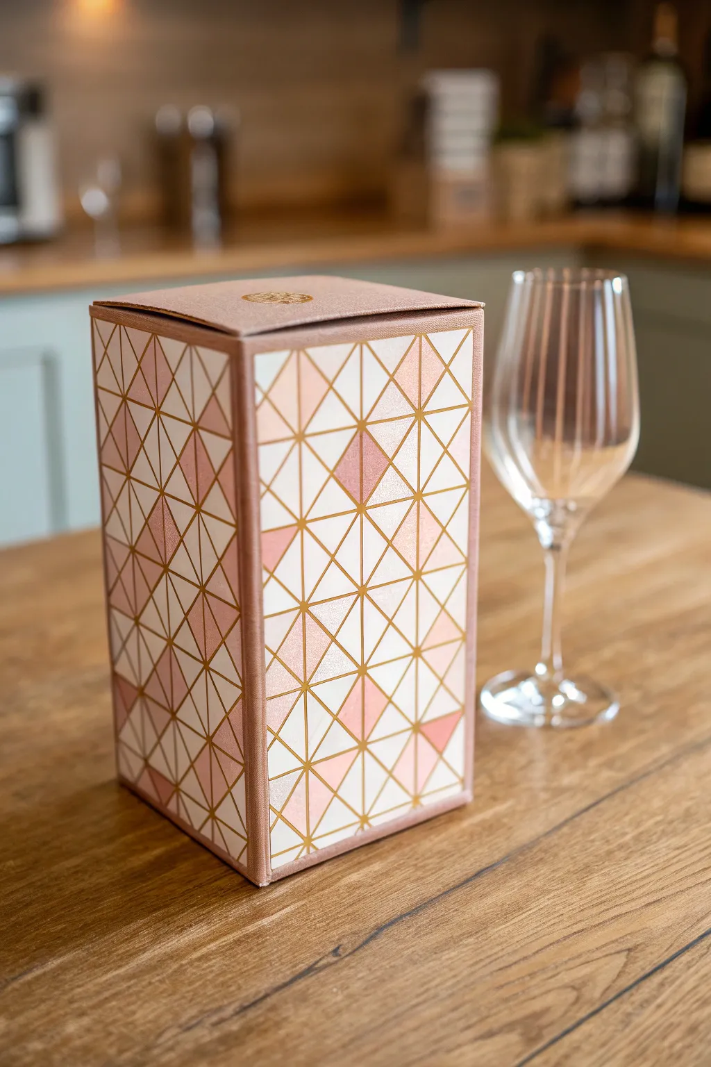 Elevate your gifting with geometric elegance—where simplicity meets artistry.