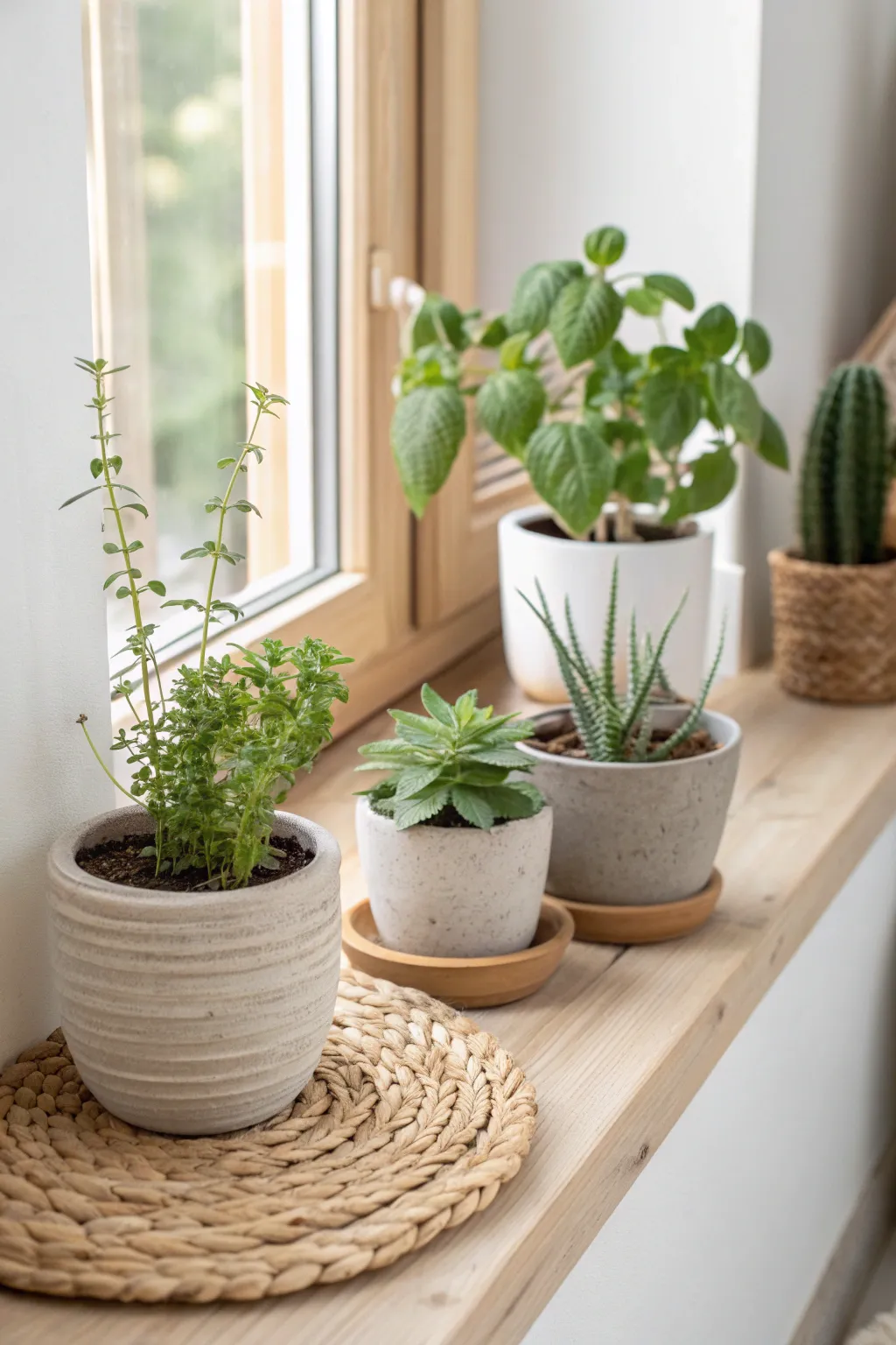 Elevate your space with a chic mini indoor garden—perfect for the green thumb and culinary enthusiast alike.