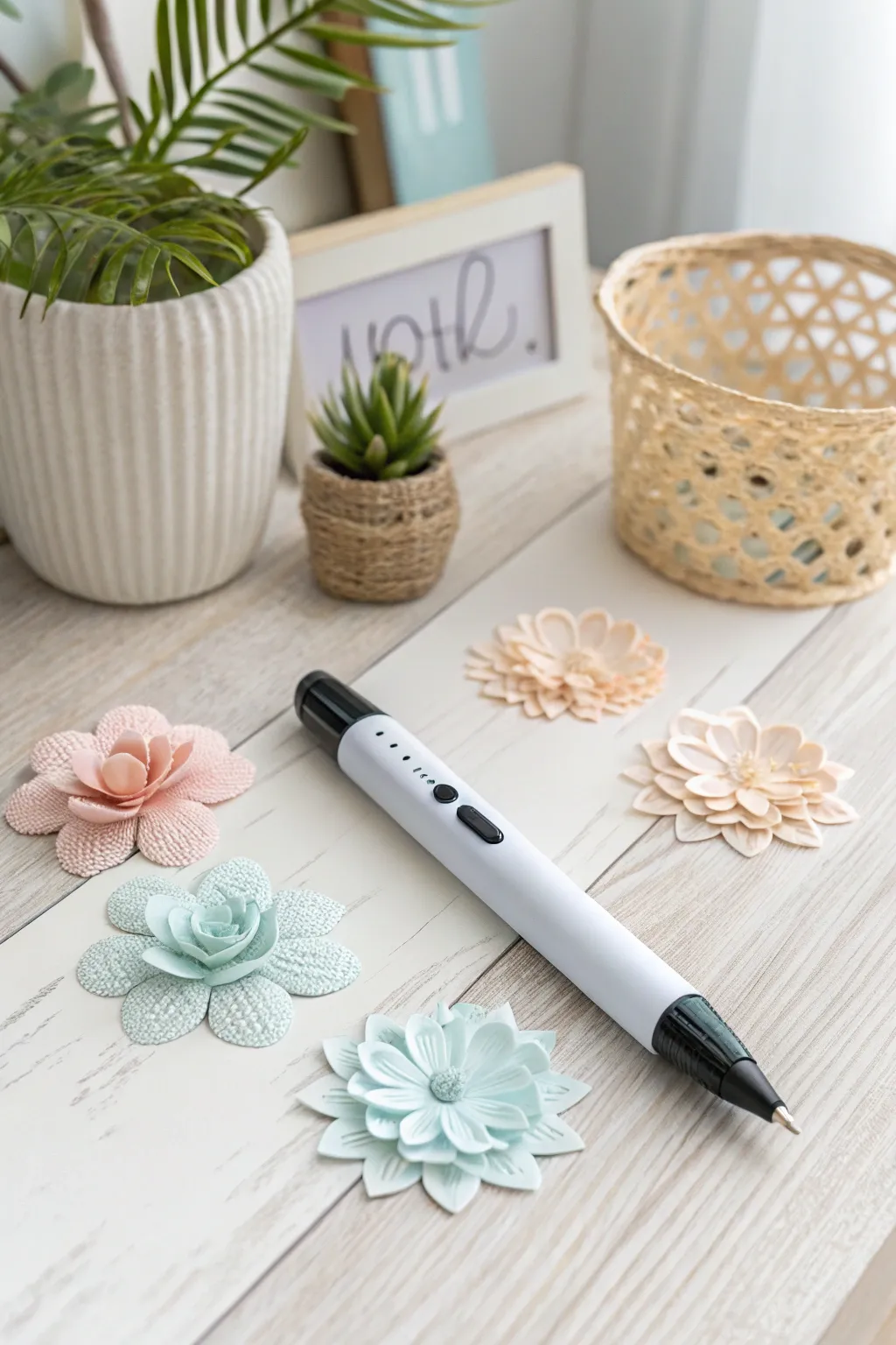 Step into the future of crafting with this sleek 3D pen—unleash your creativity in three dimensions.