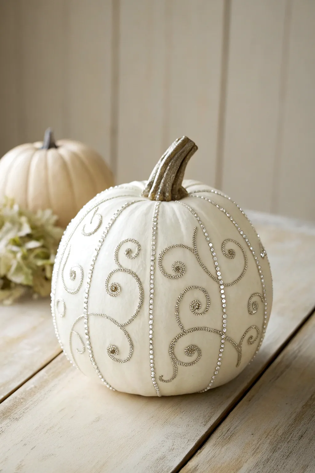 Elevate your autumn decor with a touch of rhinestone glamour. #MinimalistElegance