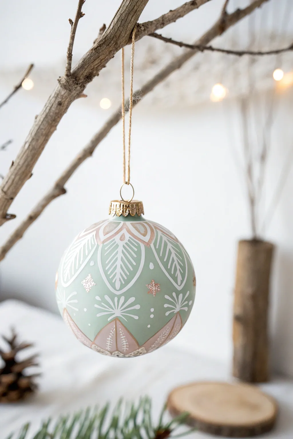 Elevate your holiday decor with the timeless beauty of hand-painted glass baubles.
