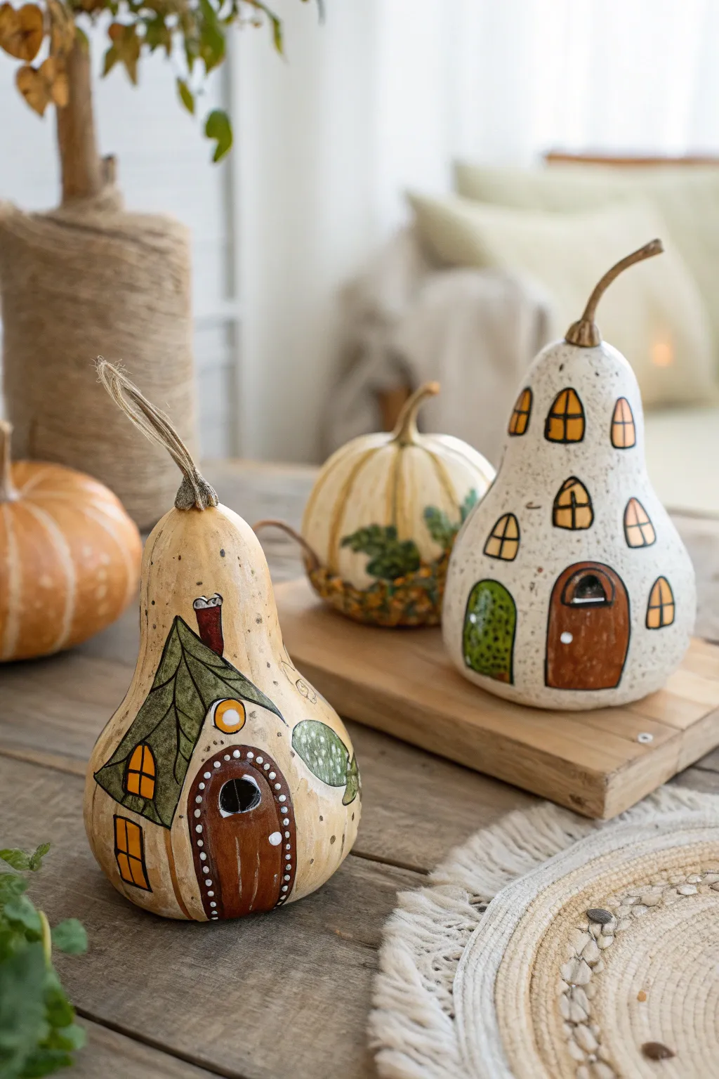 Discover the enchanting world of miniature gourd villages – where simplicity meets artistic charm.