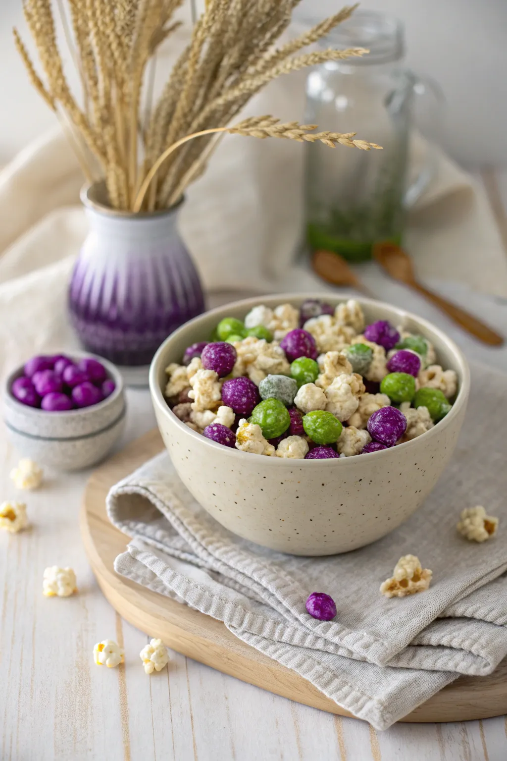 Elevate your Halloween snack table with Witch's Brew Popcorn, a mystical mix of colors and flavors!
