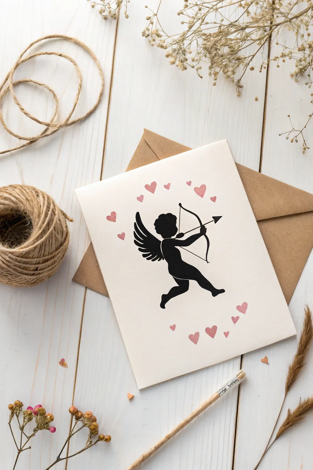 Embrace the elegance of simplicity this Valentine's Day with hand-drawn silhouettes that whisper timeless romance.