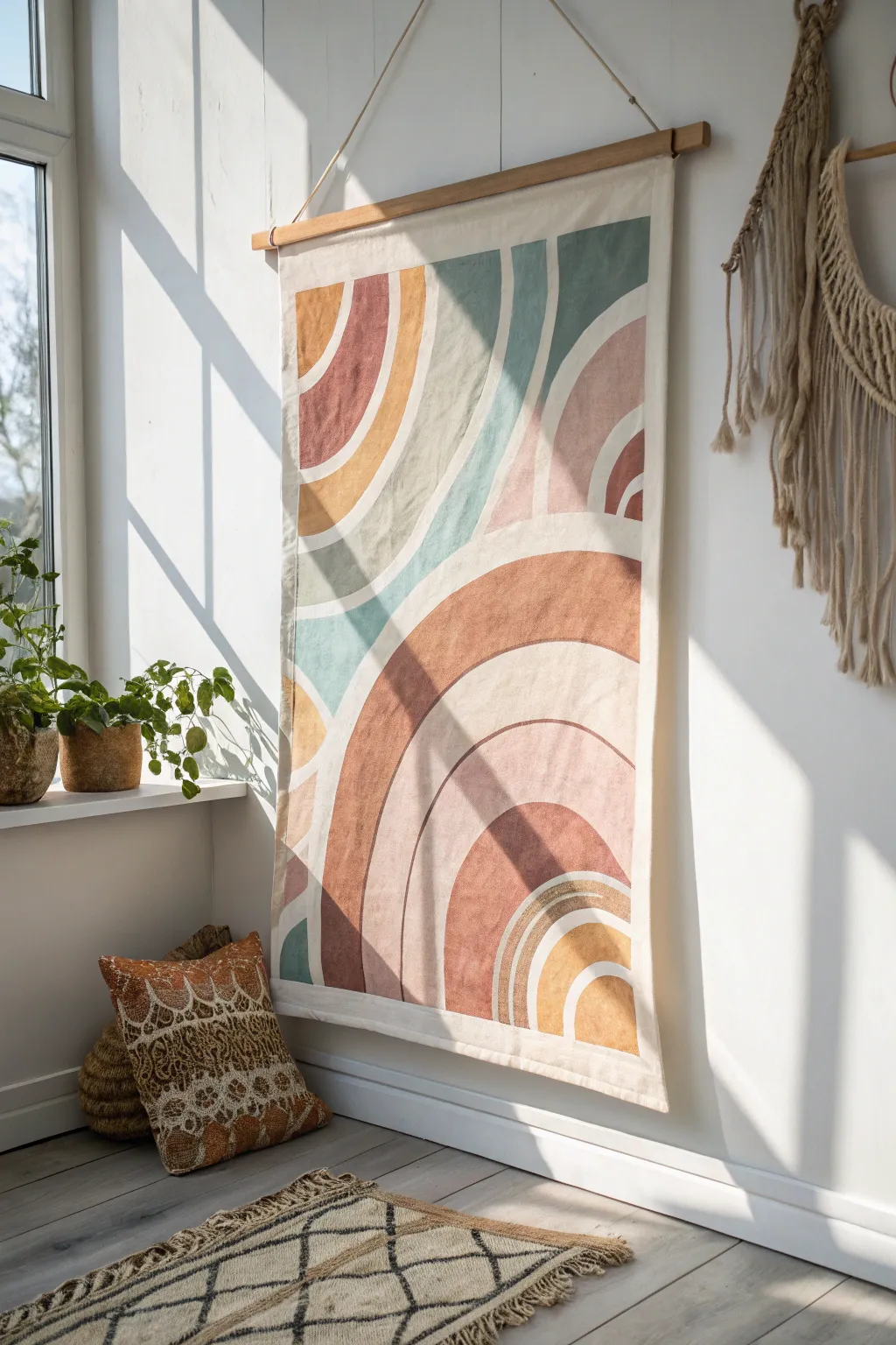 Embrace the beauty of abstraction with this handcrafted poster, where colors and shapes tell a story beyond words.