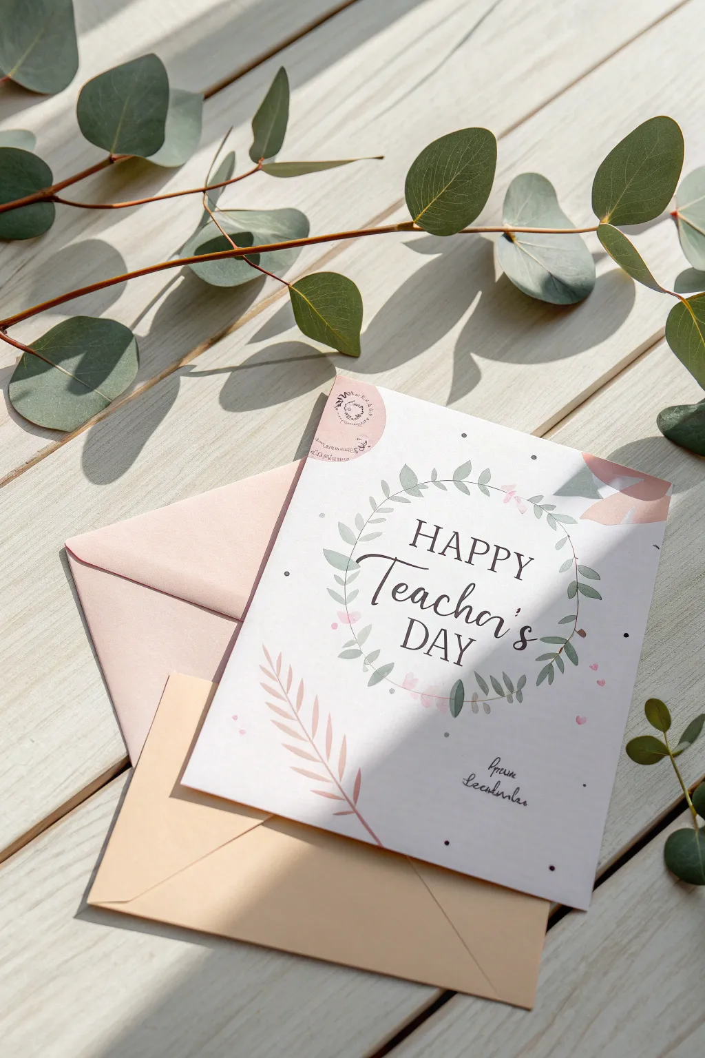 Surprise your teacher with a touch of elegance and a hidden message!