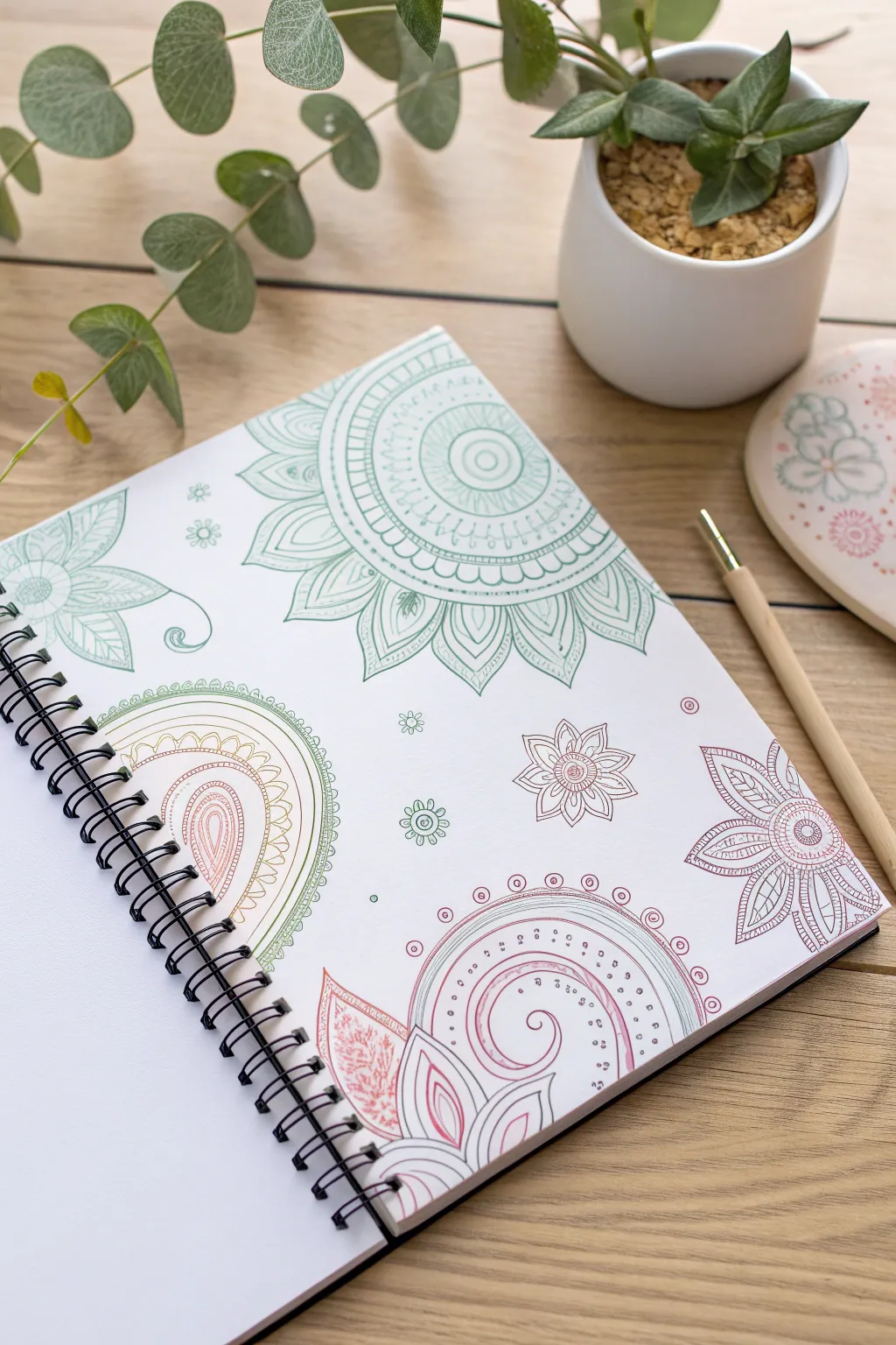 Embrace your creativity with bohemian highlighter art—where simplicity meets soulful expression.