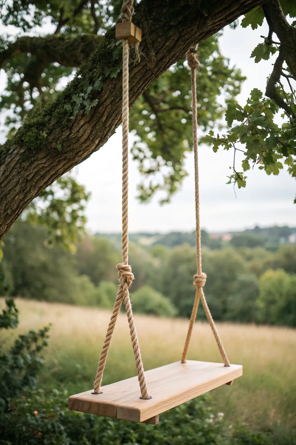 Elevate your backyard with the elegance of a handcrafted trapeze swing, perfect for those who seek both thrill and beauty.