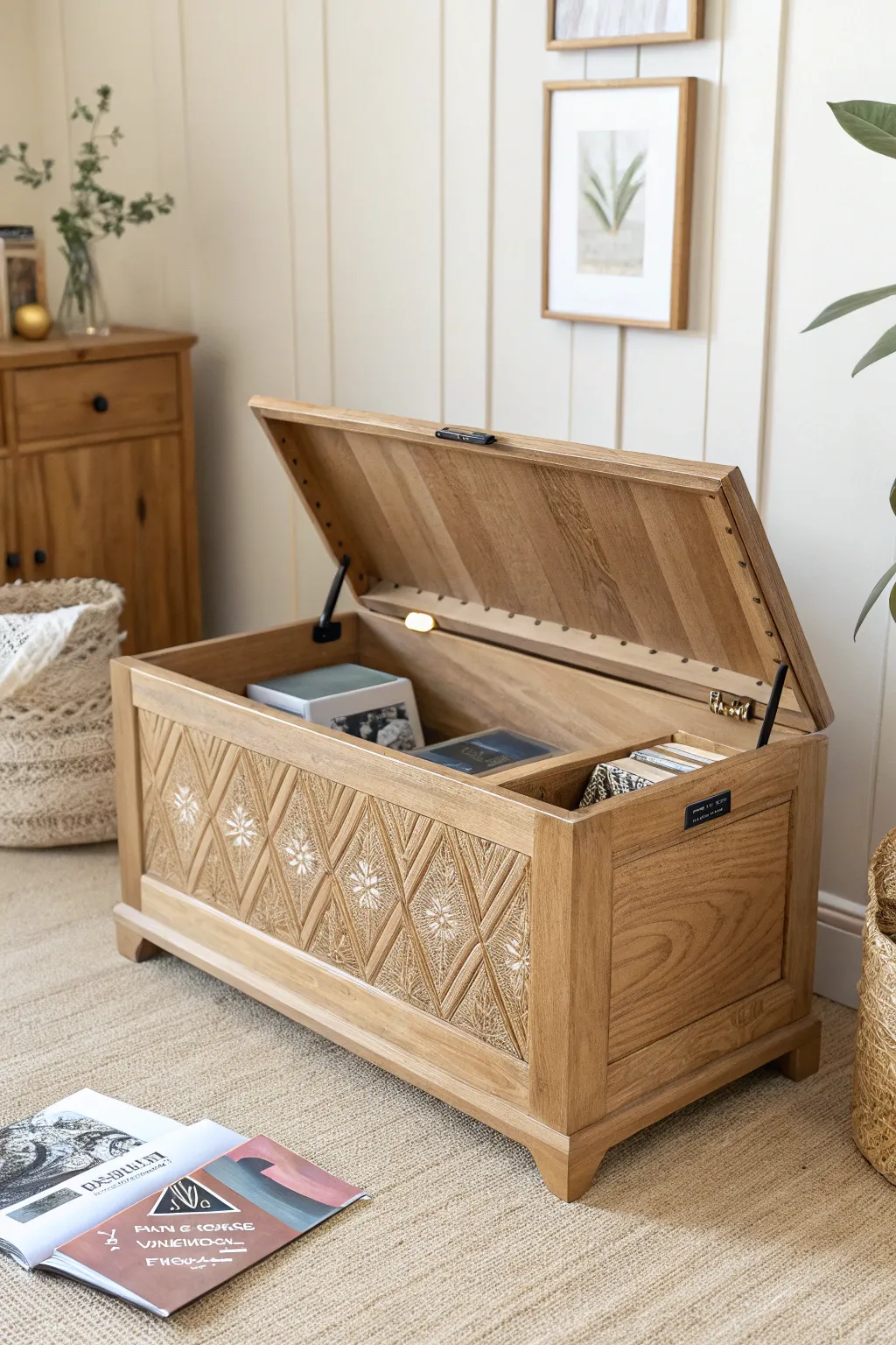 Transform your office with a beautifully crafted hope chest for stylish organization.