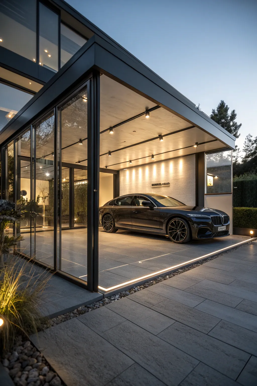 Upgrade your carport with smart technology for a touch of luxury and convenience.