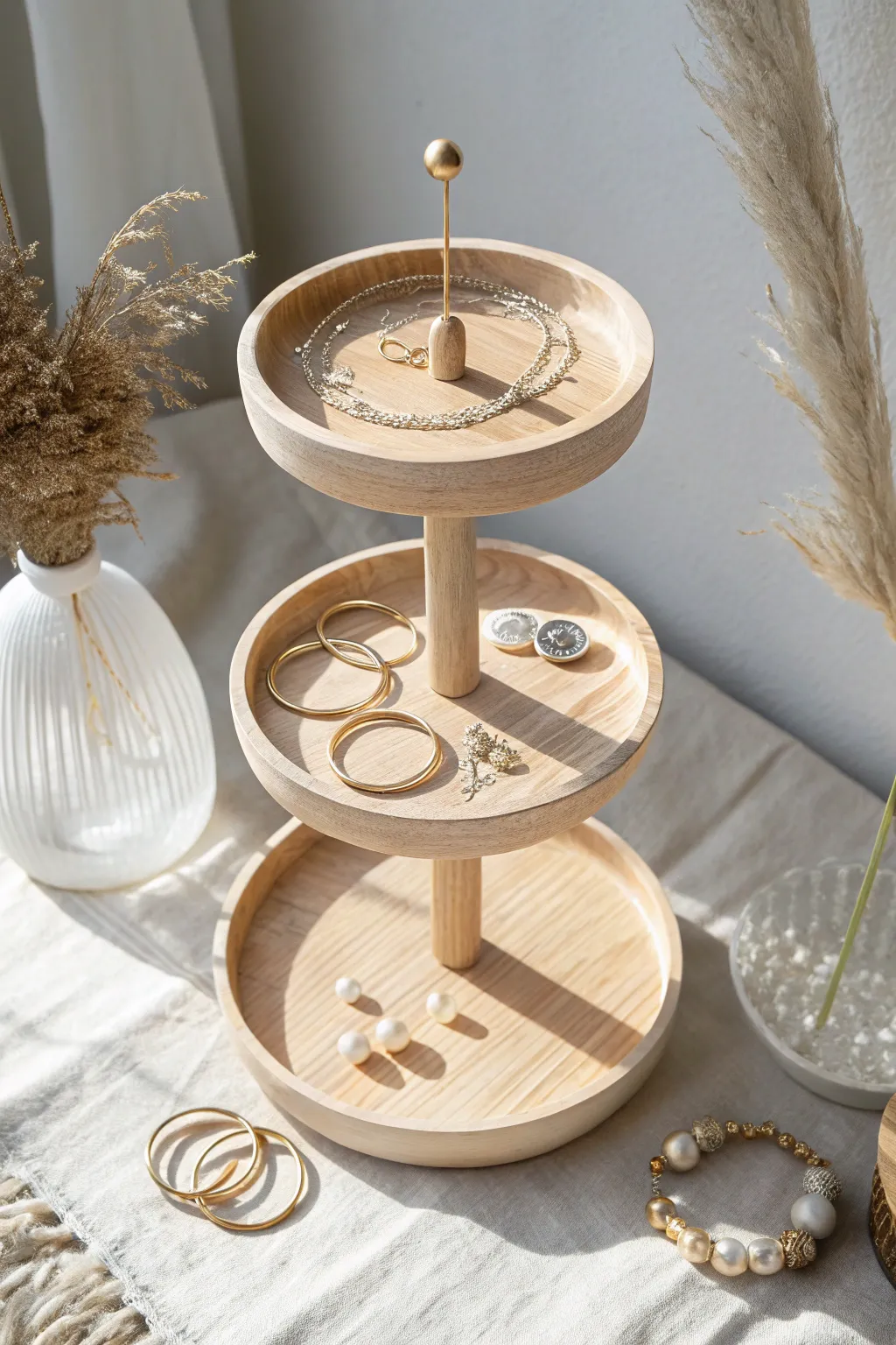 Elevate your jewelry display with Scandinavian elegance and Boho charm.