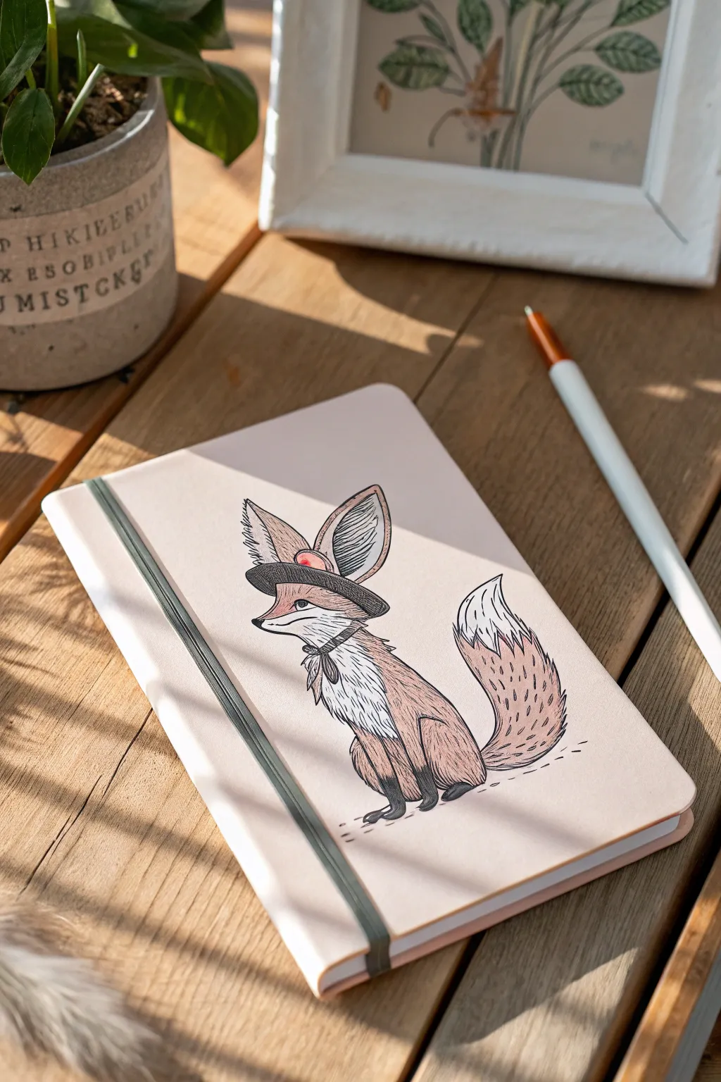 Embrace creativity with quirky illustrations that add a playful touch to your journal.