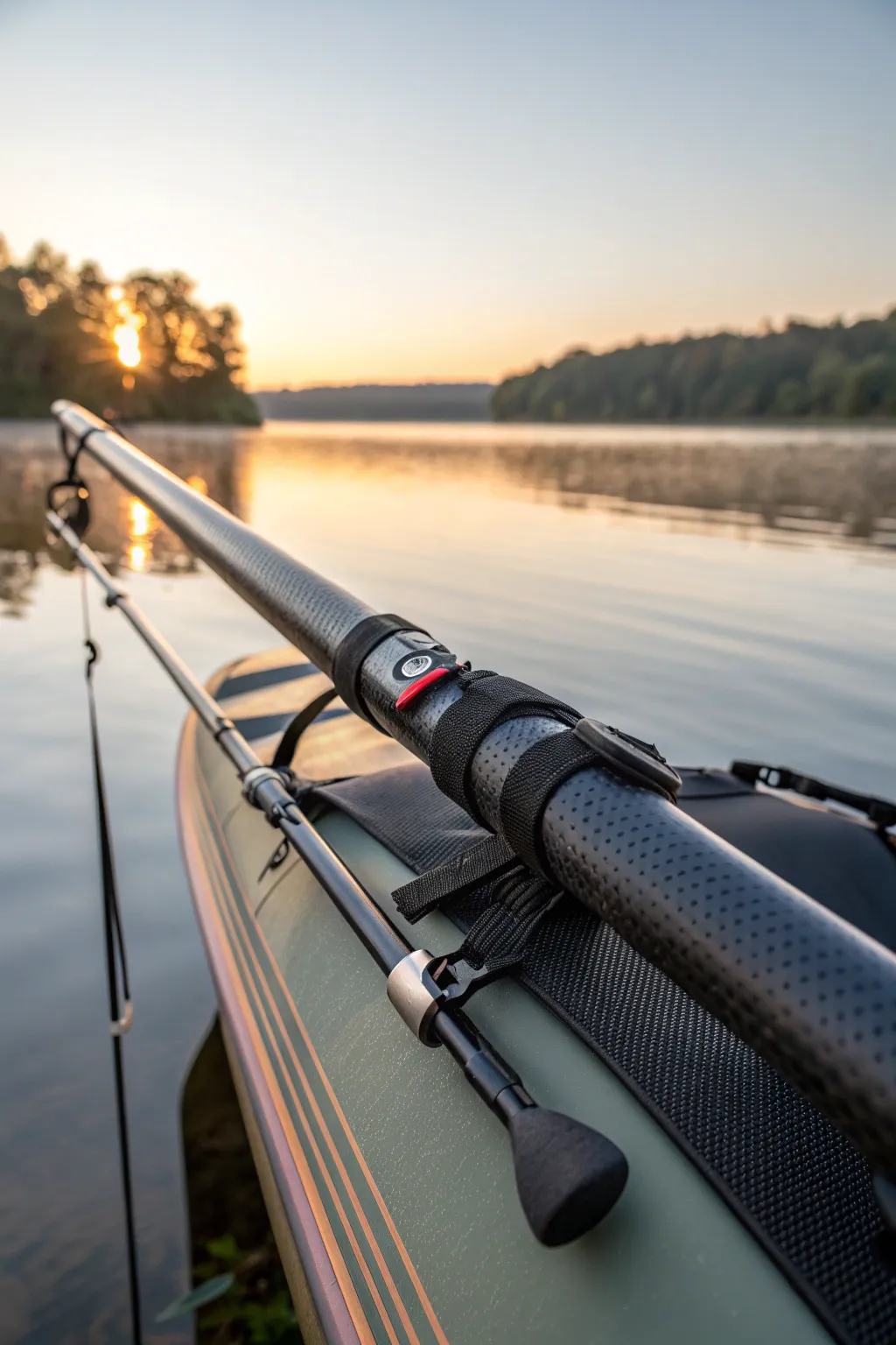 Secure your catch with stylish quick-release straps on your kayak rod holder. Adventure awaits!