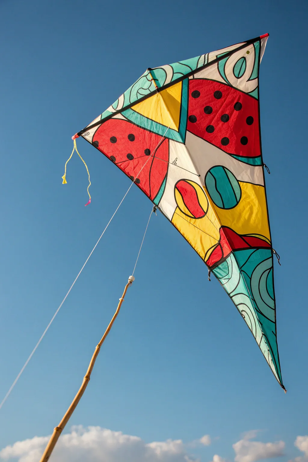 Catch the wind with pop art flair—where simplicity meets bold creativity.