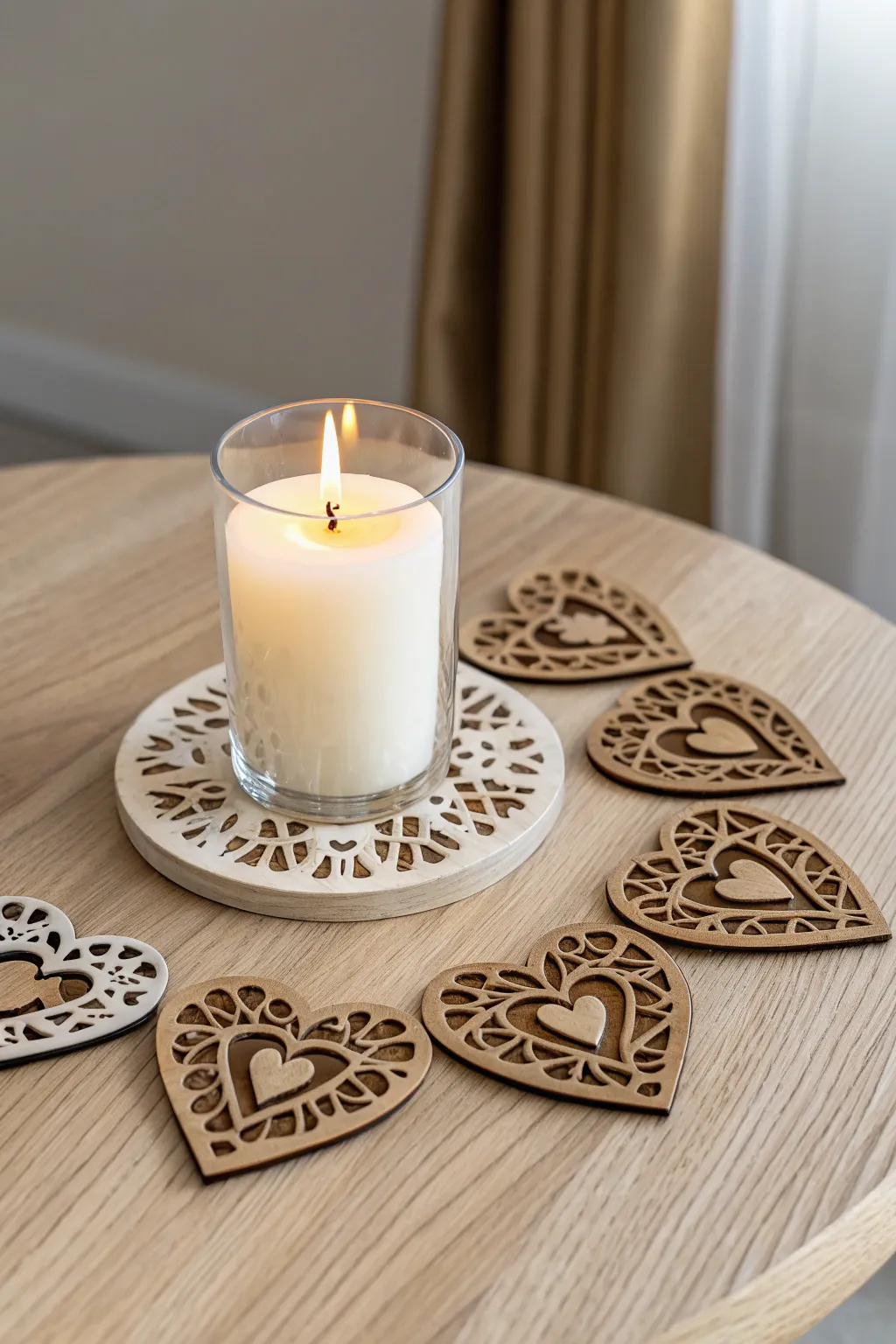 Elevate your Valentine's dinner with a touch of minimalist romance. 🌿✨