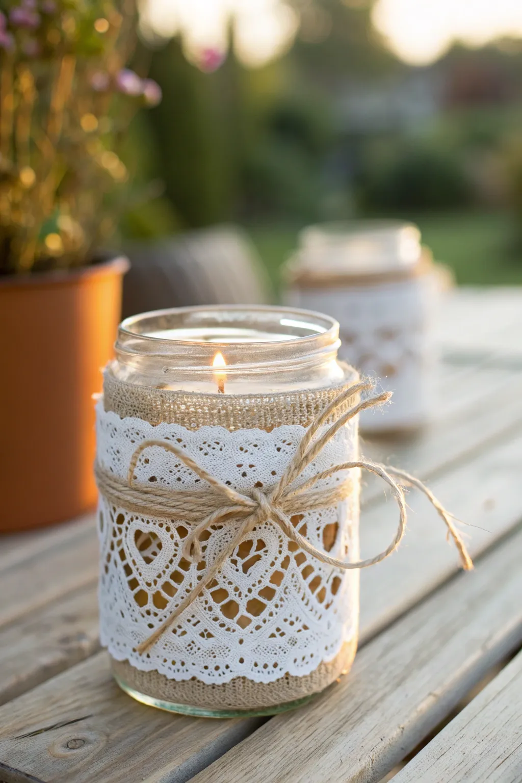 Illuminate gratitude with a handmade touch: a simple yet elegant DIY candle holder for teacher appreciation.