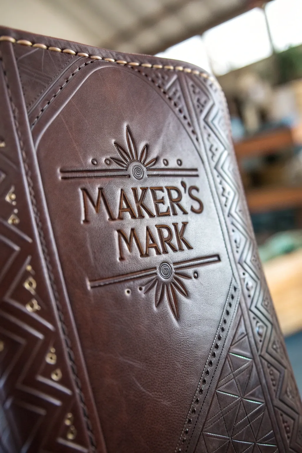 Elevate your leathercraft with a touch of art deco elegance.