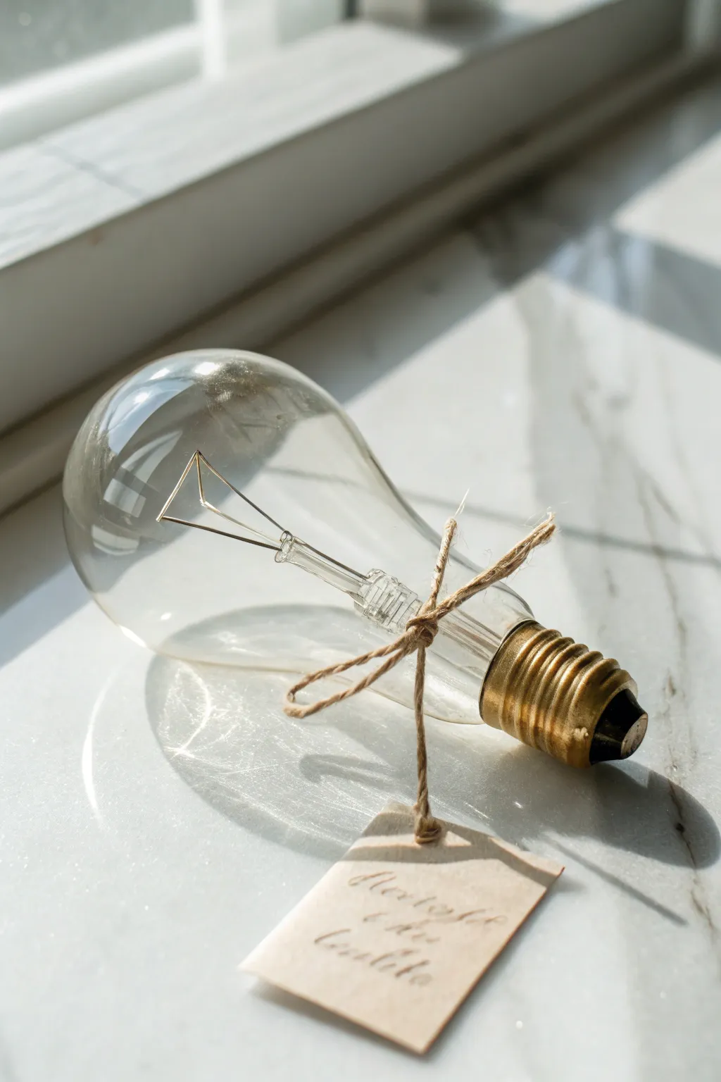 Illuminate your love with a message in a bulb – the perfect blend of simplicity and sentiment.