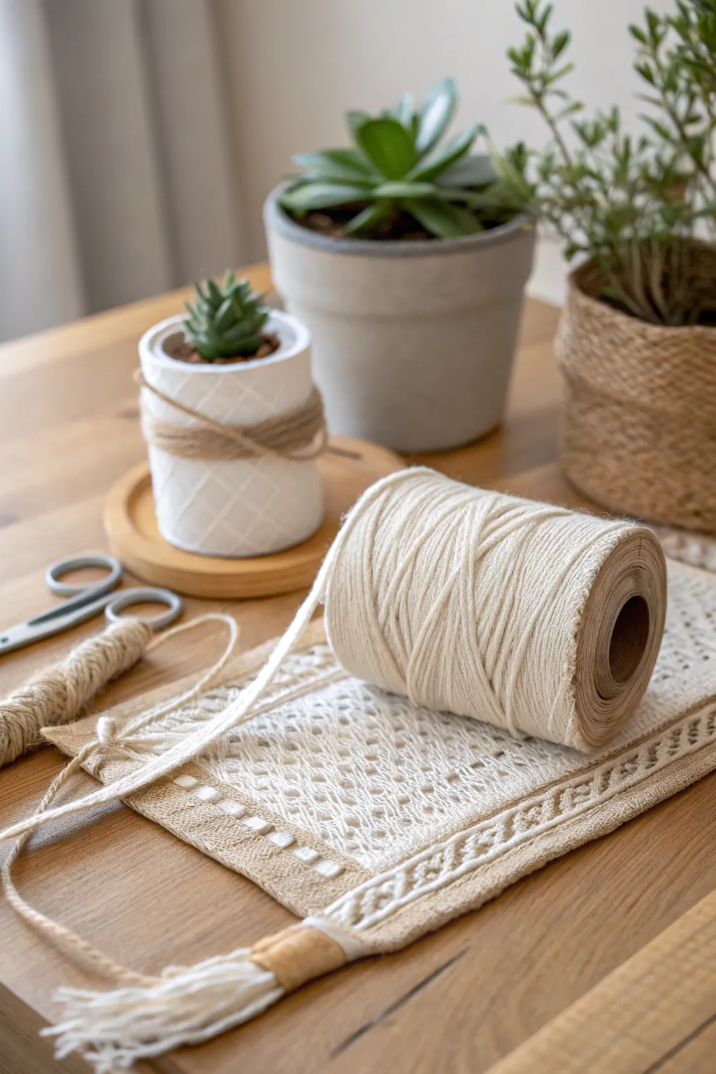 Quick and chic: Tape tricks for your macrame projects!