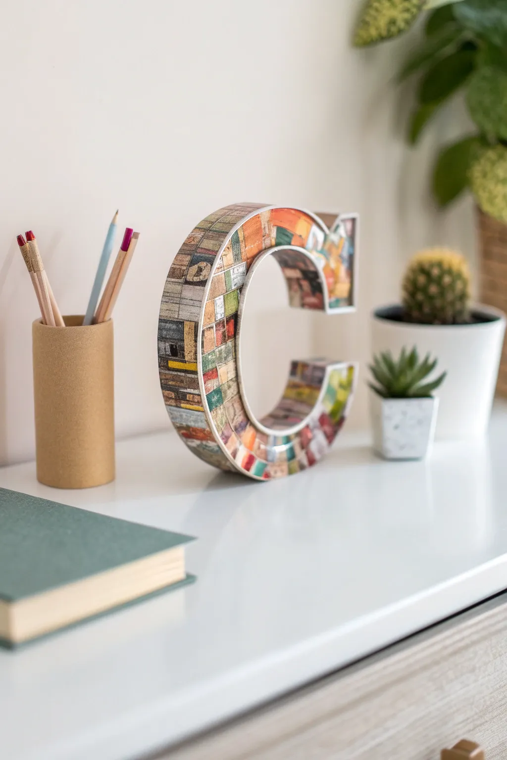 Transform your workspace with personalized magazine art – a touch of creativity with every glance.