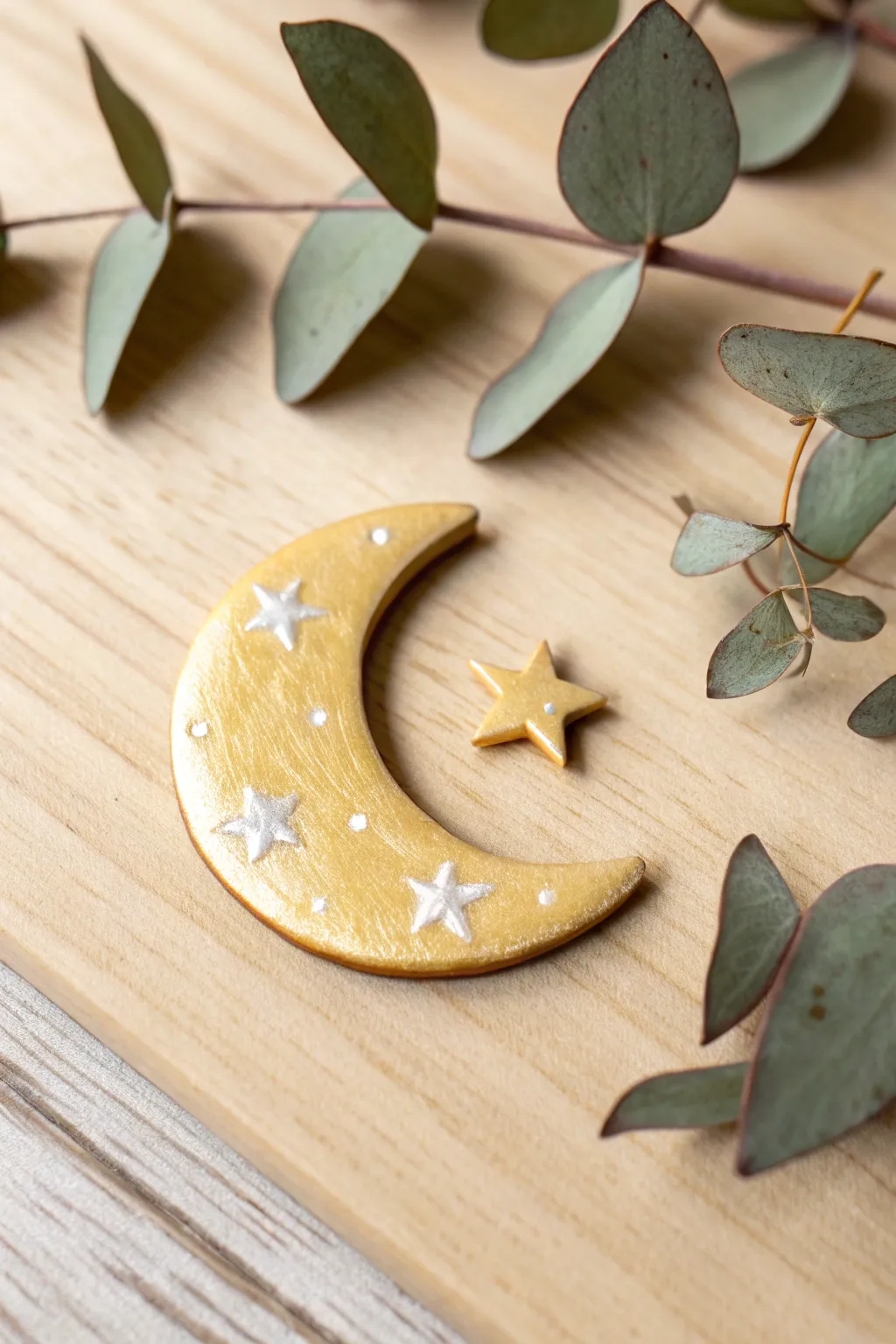 Dream among the stars with these celestial magnet creations, where simplicity meets cosmic elegance.