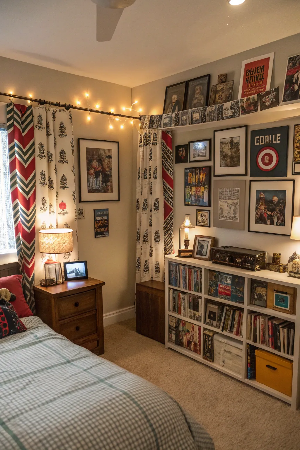 Personalized decor makes your bedroom feel unique and inviting.