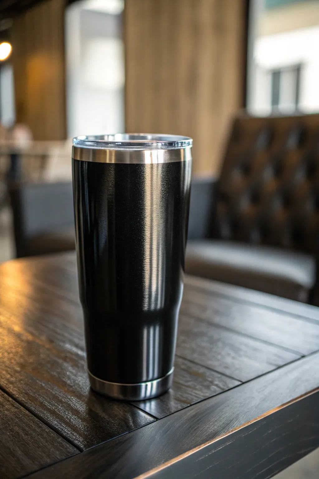 Elevate your style with a glossy tumbler that shines as bright as you do.