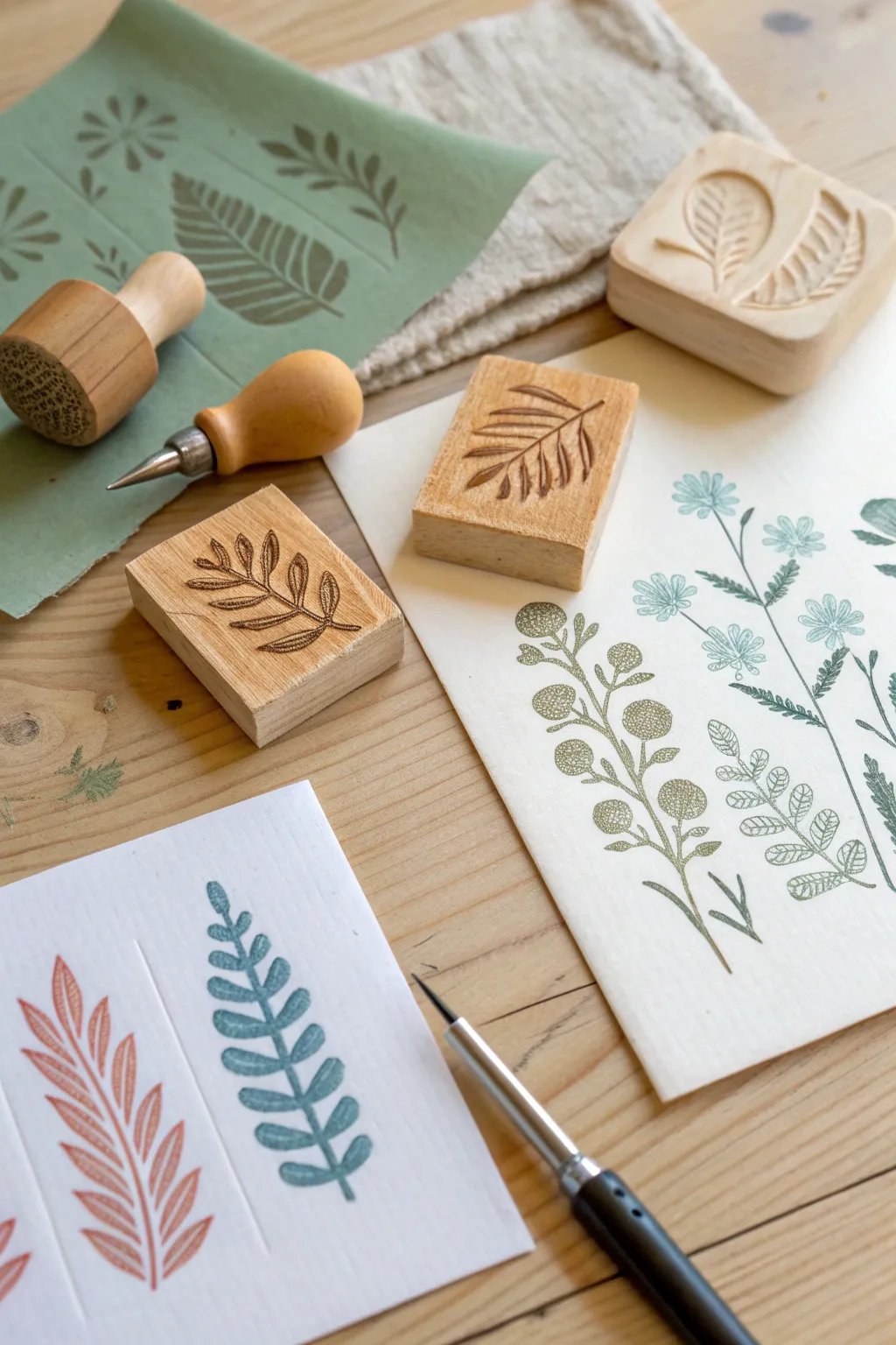 Embrace the art of simplicity with DIY potato stamps – where natural beauty meets creative expression.