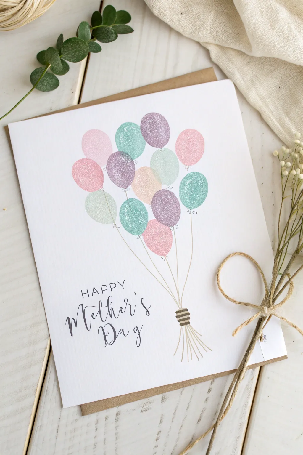 Celebrate Mother's Day with a personalized touch: handcrafted fingerprint balloons in soft hues, merging minimalist elegance with playful artistry.
