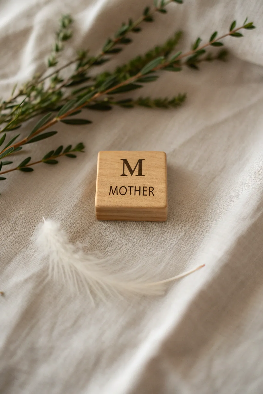 Celebrate Mother's Day with a personalized touch—Scrabble tile magnets that spell love and family.