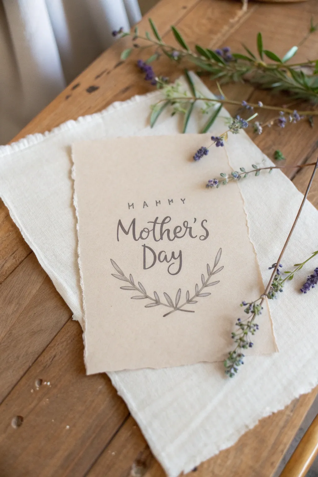Celebrate Mother's Day with the timeless beauty of handwritten script—where simplicity meets heartfelt elegance.