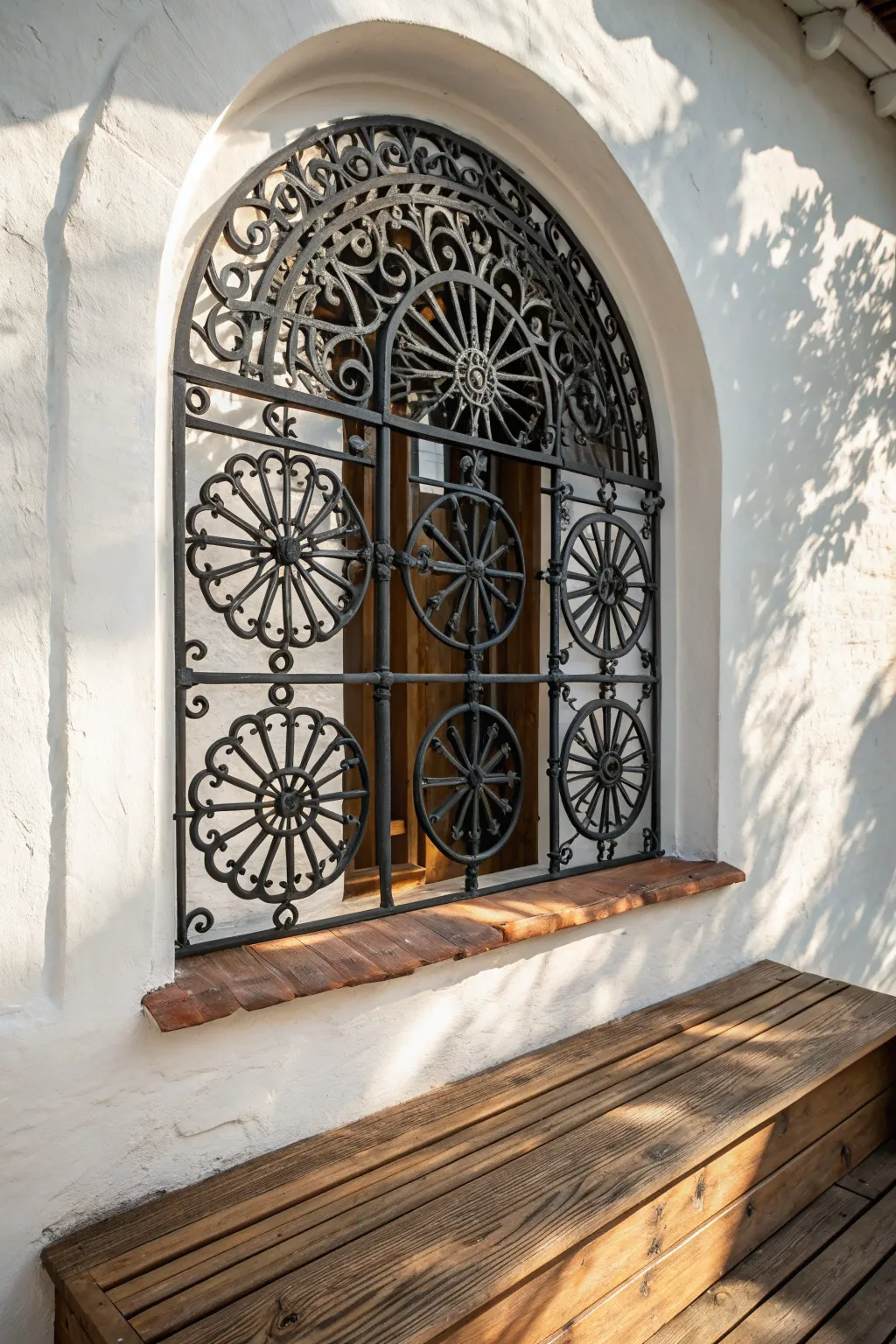 Elevate your outdoor space with elegant decorative window grilles that blend Scandinavian simplicity with Boho charm.